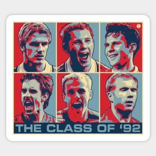 The Class of '92 Sticker